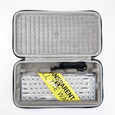 Storage Carry Case Box For Lofree 1 Transparent Crystal Mechanical Keyboard