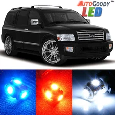 17 x Premium Xenon White LED Lights Interior Package Kit for Infiniti QX56 +Tool