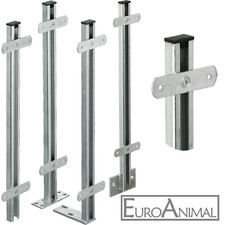 Zaunpfosten Geländerpfosten Balkonsäule Zaunsäule C-Profil feuerverzinkt PITZL