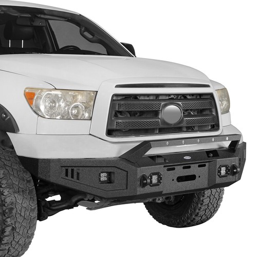 Textured Steel Front Bumper or Rear Bumper Assembly Black for Tundra 2007-2013 - Picture 8 of 38