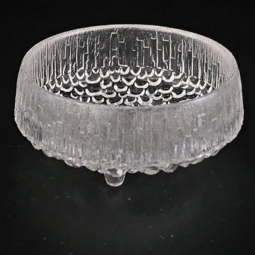 TAPIO WIRKKALA  Glass MCM Bowl For Littala Ultima Thule 4" D x 2" H