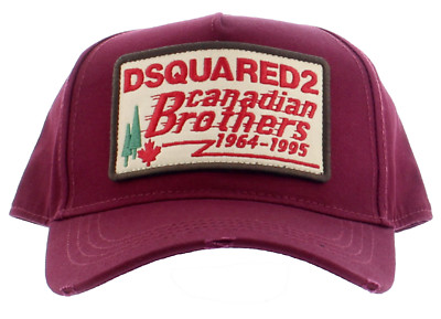 Dsquared2 Baseballcap Canadian Bro Cap Kappe Basebalkappe Hat Hut New Model 