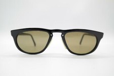 Vintage Esprit 7017 90 Black Oval Sunglasses Glasses NOS