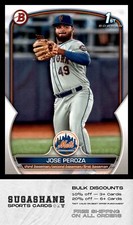2023 1st Bowman BP-149 Jose Peroza   Mets  Baseball Card