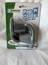 NIP -- Pop  N Glide Walker Skis - Fit Most Walkers