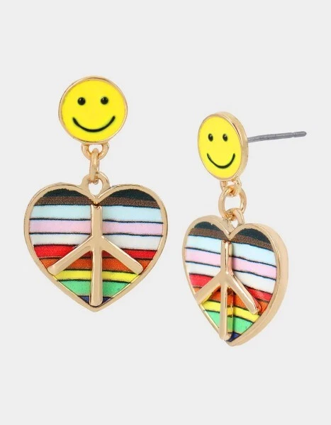 Betsey johnson 2024 rainbow earrings