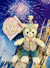 Tokyo Disney Resort 40th Anniversary Gelatoni Duffy Friend Plush Badge US SELLER