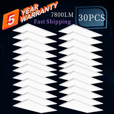 2x4 Led Flat Panel Light, 75W 5000K Bright White Led Drop Ceiling Troffer Lights
