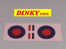Dinky spitfire No.719 original style paper stickers set