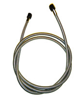 6an Nitrous Oxide Line 8ft Stainless Steel Braided Black Ends