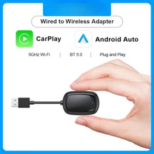 2 In1 CarPlay & Android Box Wireless CarPlay Adapter Wired to Wireless CarPlay