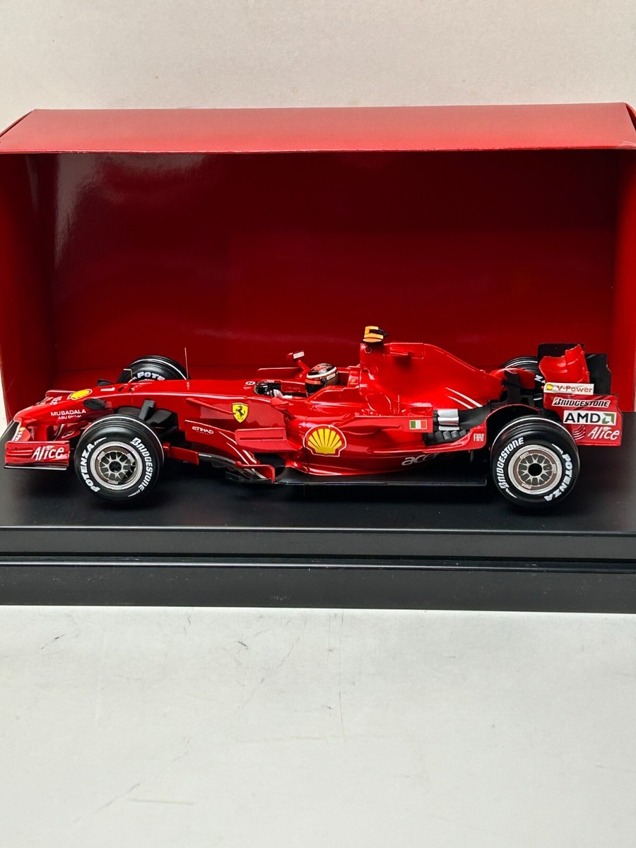 ミニカー Hot Wheels F2008 1:18 Ferrari 1:18 Scale Hot Wheels 2008 Ferrari Grand Prix Winner Kimi