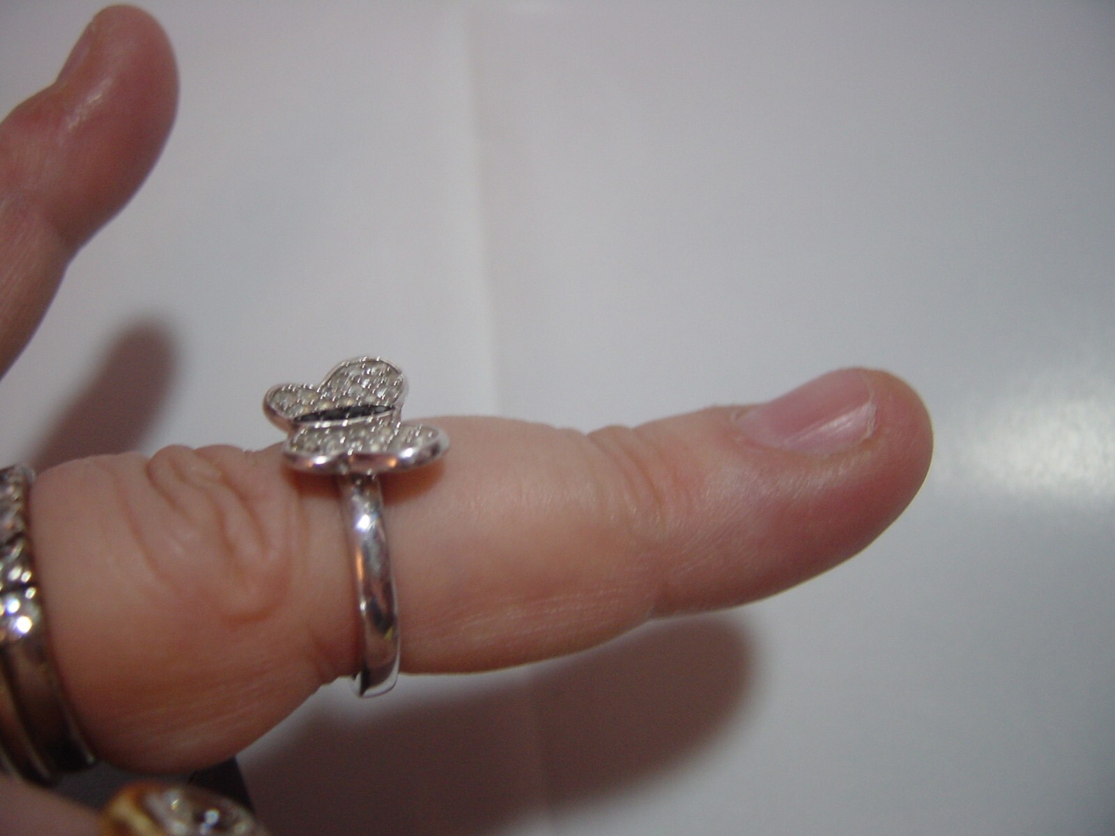 superb solid Silver Ring black tourmaline & cambo… - image 10