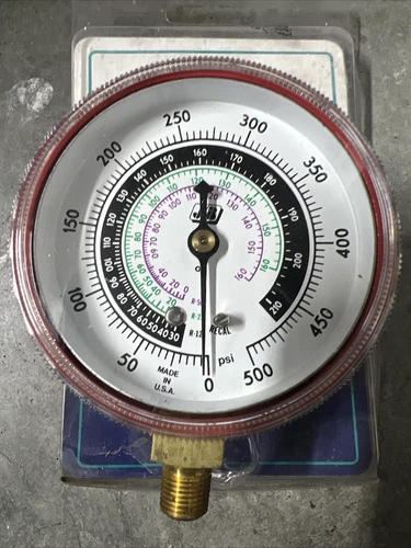Jb Industries M2-500 Gauge Refrigeration Pressure Gauge Surge, FREE SHIP USPS
