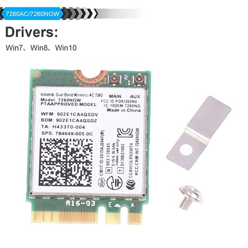 1Pc 1200Mbps Bluetooth 4.0 WiFi Wireless Network Card NGFF Dongle For 7260NGW - Photo 10/11