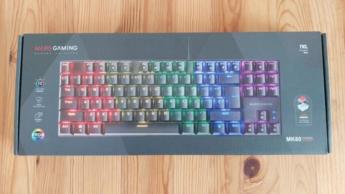 TECLADO MARS GAMING MK80 - MECÁNICO RGB - COMO NUEVO - ESPAÑOL - Imagen 2 de 14