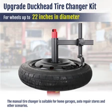 Upgrade Manual Tire Changer Modification Attachment Duck Head Mount Kit