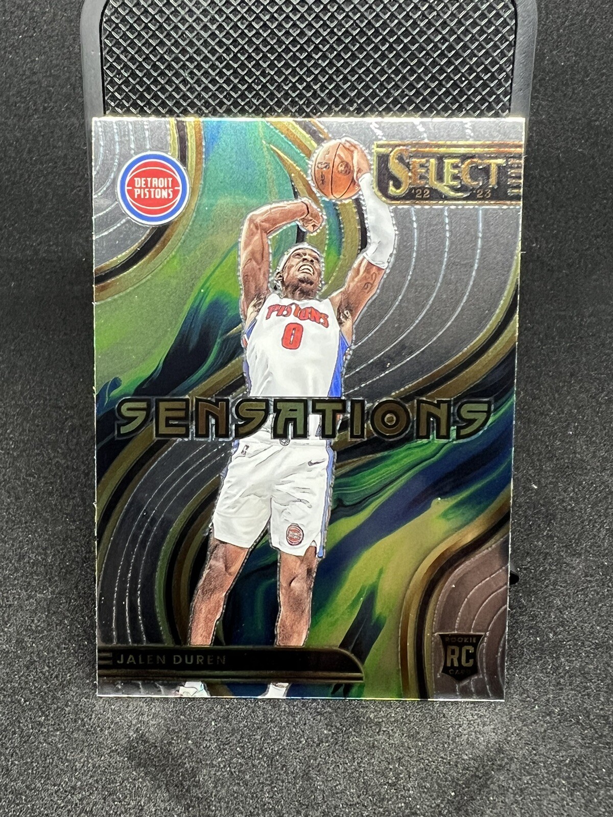 Jalen Duren 2022-23 Select Basketball Sensations Insert RC Detroit Pistons #23