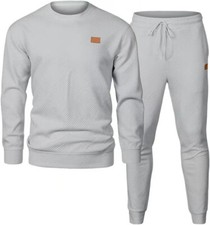 Men Tracksuit Outfit 2-Piece Set Long Sleeve Sweatshirt and Pants Set
