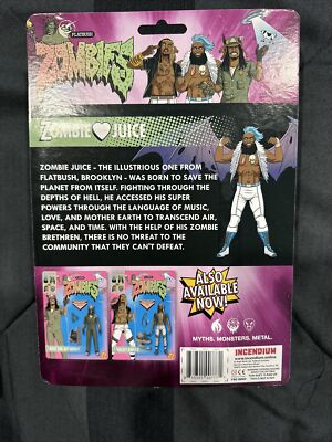 Flatbush Zombies Incendium Figures, Lot Of 3 (Meech, Juice