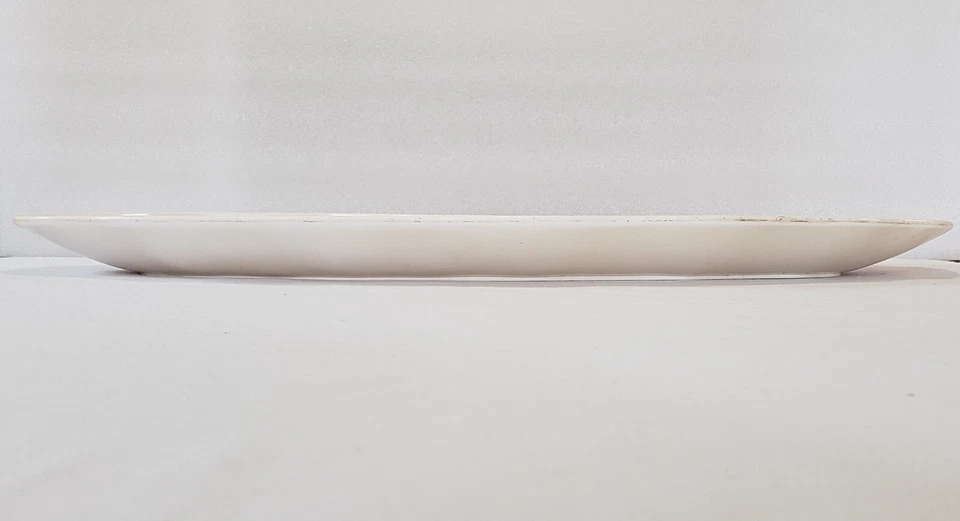 Plato de pescado 23 pulgadas de largo Waverly moldeado plástico melamina como vintage Foto 2 de 4