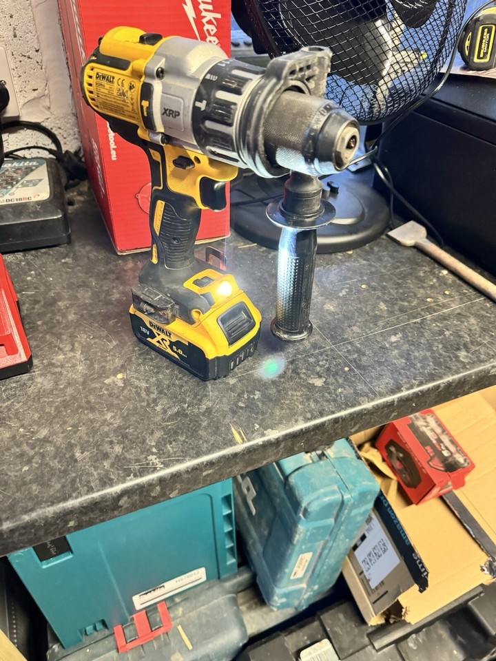 Dewalt drill set DCD996 & DCF887 +2 5amp batteries + charger eBay