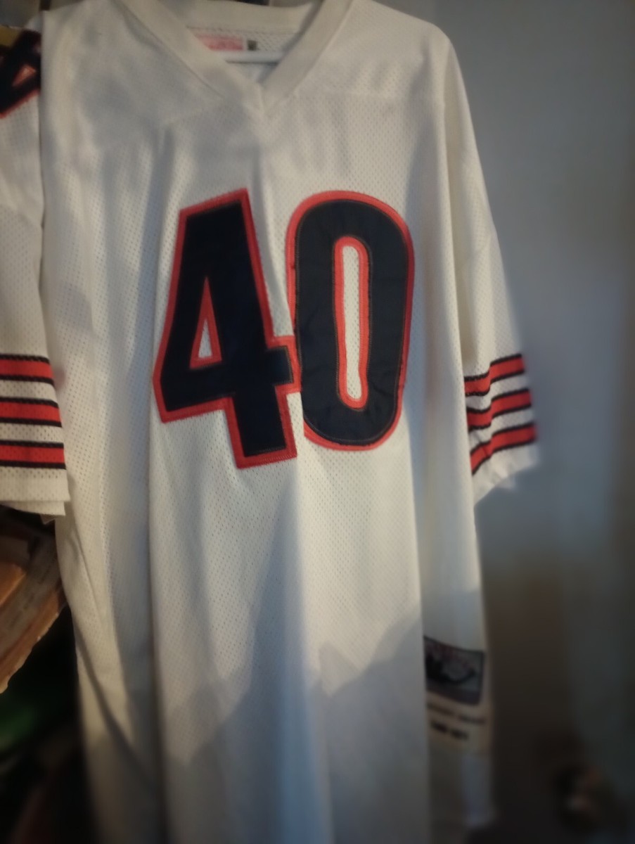 売れ筋商品|||ミッチェル&ネス Tシャツ トップス レディース Men's Gale Sayers Navy Chicago Bears Big and Tall 1969 Retired Player Replica Jersey Navy Men's Mitchell & Ness Gale Sayers Navy Chicago Bears Legacy