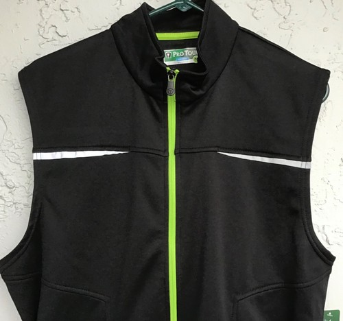 PRO TOUR Cool Play Full Zip Golf Vest - Light Gray - Men's Medium - Picture 2 of 11