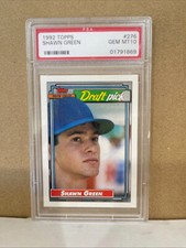 1992 TOPPS SHAWN GREEN (RC) # 276 PSA 10 GEM-MINT