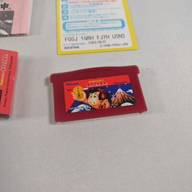 Japanese Famicom Mini Ganbare Goemon Game Boy Advance GBA CIB Japan US Seller