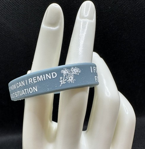 Silicone Rubber Bracelet Wristband Mental Health Forgiveness Coping Endurance - Picture 5 of 7