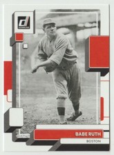 2022 Donruss Variation #229 Babe Ruth Baseball Card Boston Red Sox