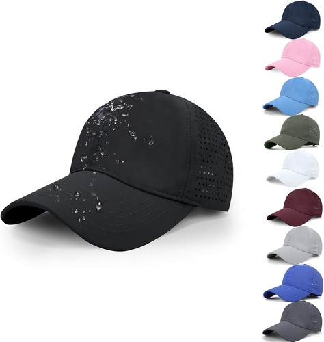 Quick Drying Baseball Cap for Men and Women Mesh Adjustable Summer UV Protection