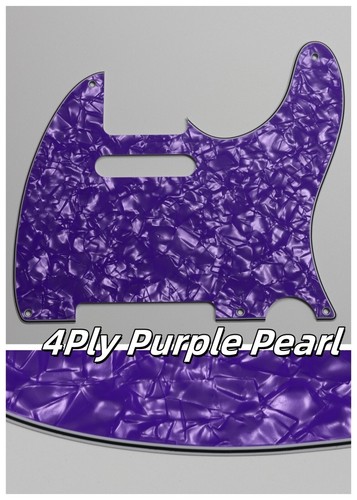 Ricambi US Fender Standard 5 fori vite 52' plettri per chitarra tele, 39 colori - Foto 2 di 40