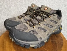 Merrell Moab 2 Ventilator Shoes Mens  8.5  W Taupe Brown Hiking Vibram J06011W