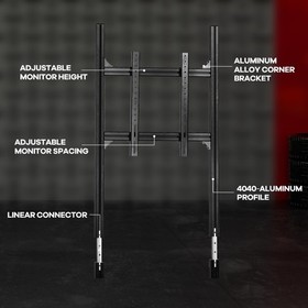 Zootopo Aluminum Racing Simulator Cockpit Display Bracket Monitor Mount Logitech
