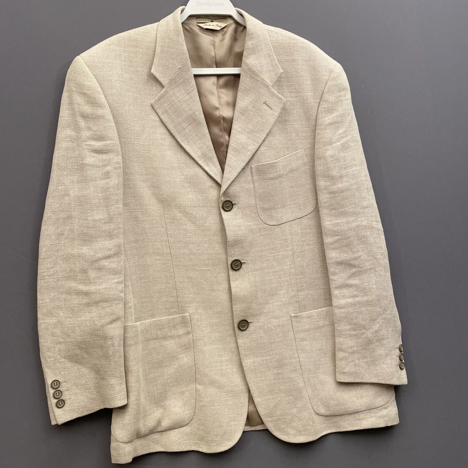 Joseph Abboud Linen Blazer Men 40R Medium Sports Coat Loose Weave Made in ITALY
Opens in a new windo