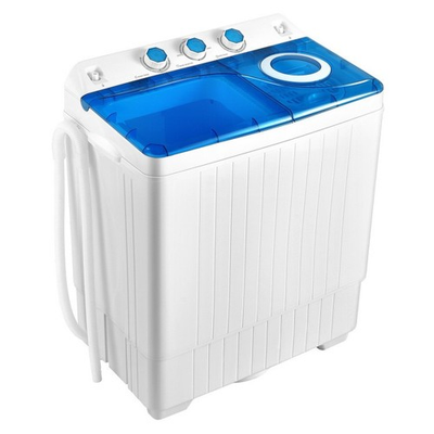 #ad Costway 26lbs Twin Tub Portable Washer Spinner w Drain Pump Semi Auto 2 Pack $135.00