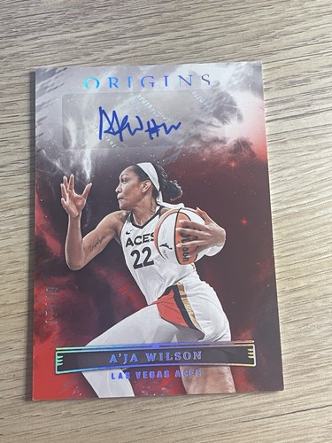 A'ja Wilson #OA-AJW 2023 Panini Origins WNBA Autographs card