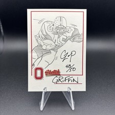 2004 TK Legacy Archie Griffin Sketch Card Ohio State Buckeyes SP /50 OSU Bengals