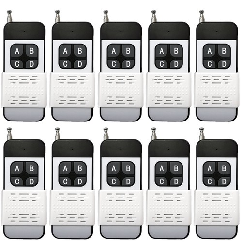 433MHZ Remote Control 4Key Garage Door EV1527 Learning Code DC 12V8727 ...