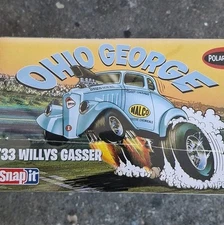 Polar Lights Ohio George’33 Willys Gasser 1/25 Model Kit Sealed (S1)