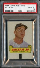 1966 Topps Rub-offs #53 Al Kaline PSA 10 GEM-MT 24449793 