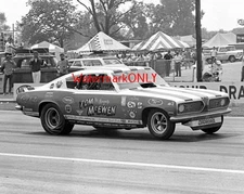 Tom "Mongoose" McEwen 1968 Plymouth 'Cuda NITRO Funny Car PHOTO! #(3)