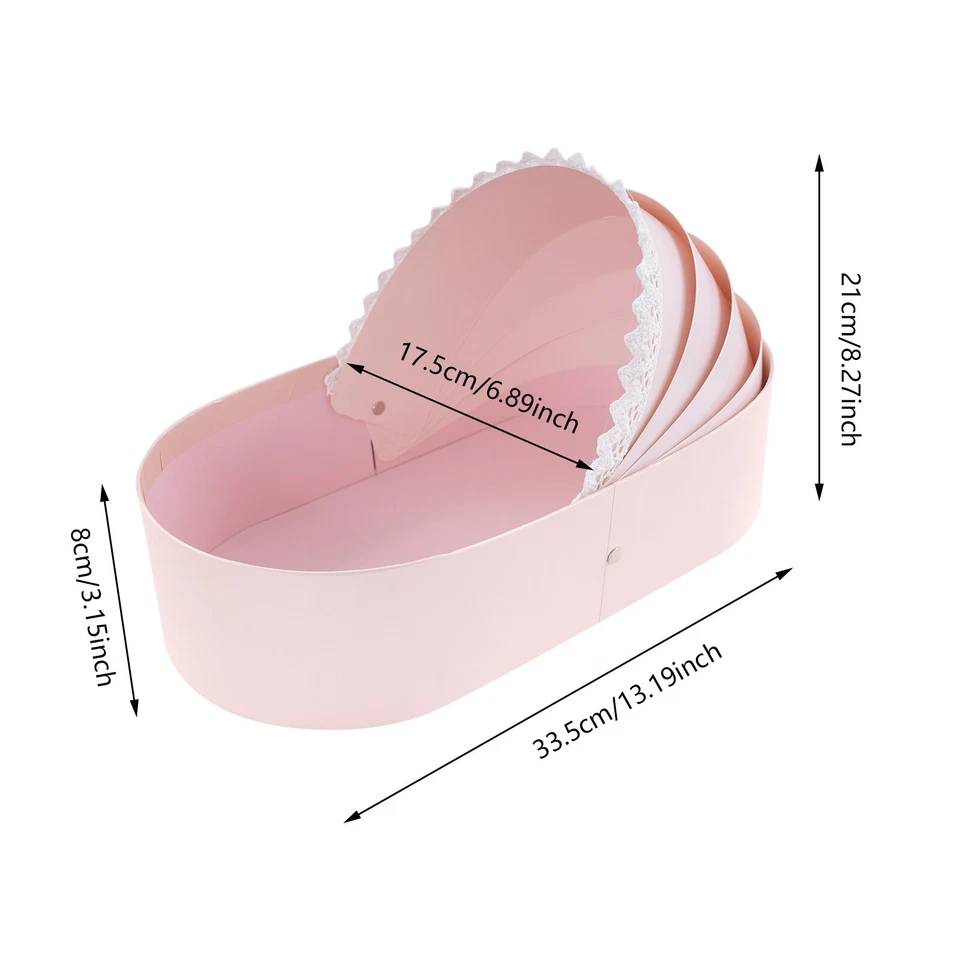 10pcs Flower Basket Crib Baby Shower Centerpiece Favors Gifts Decorations - Image 2 of 4