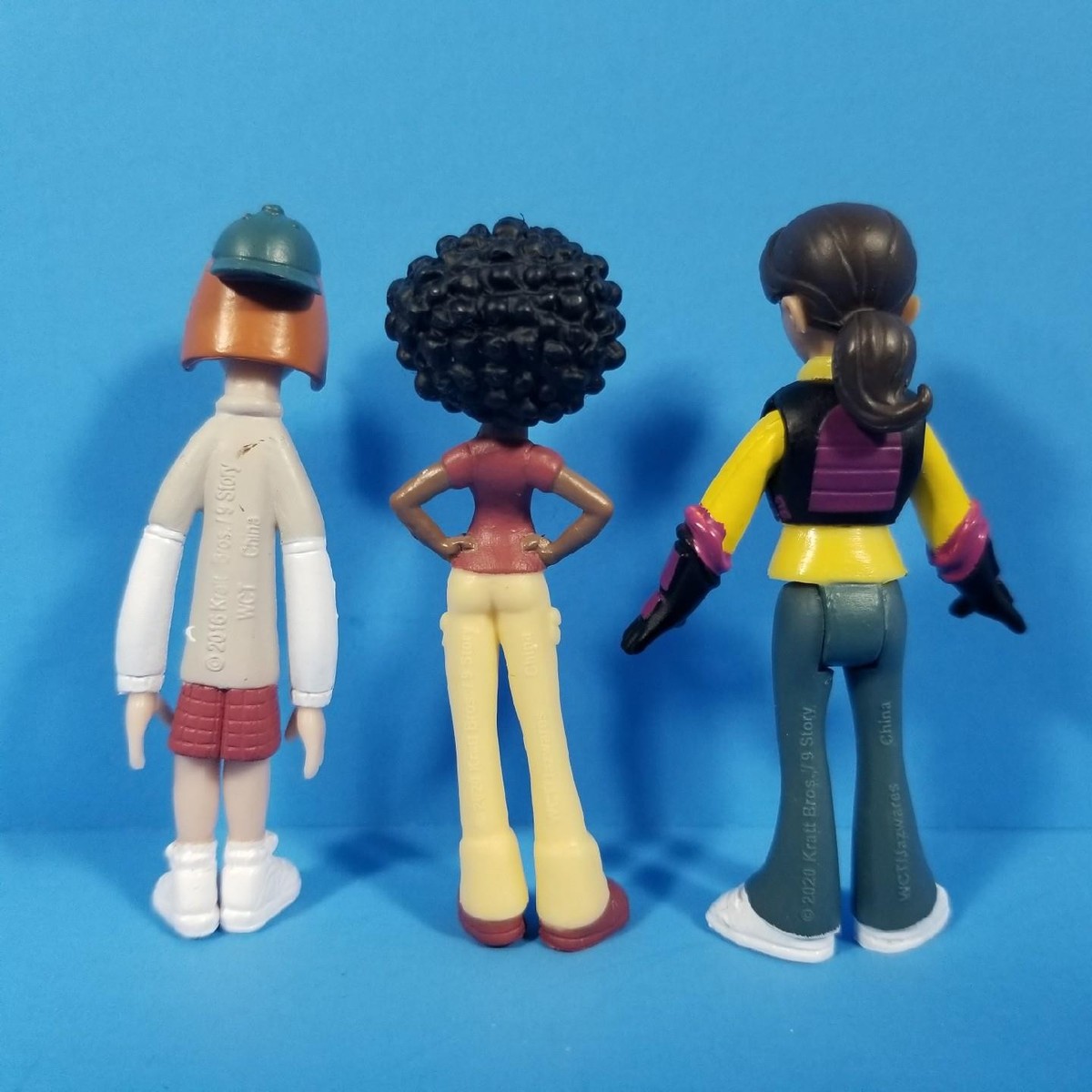 Wild Kratts Bros KOKI & JIMMY Z & AVIVA Figure Toy Set Lot 2.5