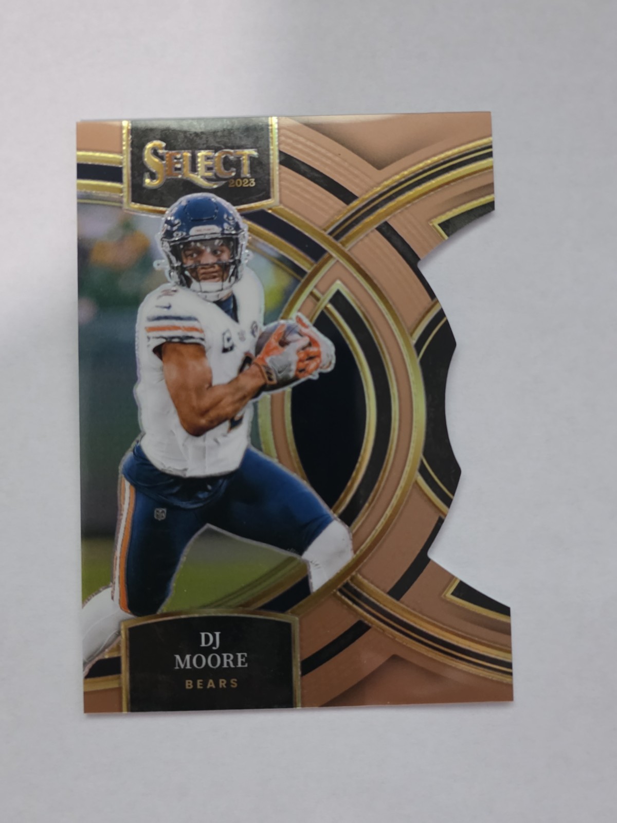 2023 Select DJ Moore Bronze Prizm Die Cut /299 #159 Chicago Bears
