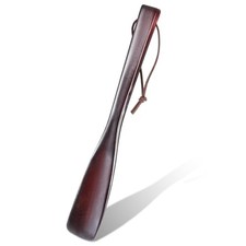 Wooden Shoe Horn 9.84" Shoe Horn Long Handle Travel Shoes Horns Easy Wear