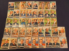 1956 Topps US Presidents 42 Trading Cards Partial Set Vtg Nonsports History