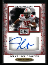 Jonathon Cooper 2021 SAGE Premier Draft #A96 Autographs Red Ohio State Auto